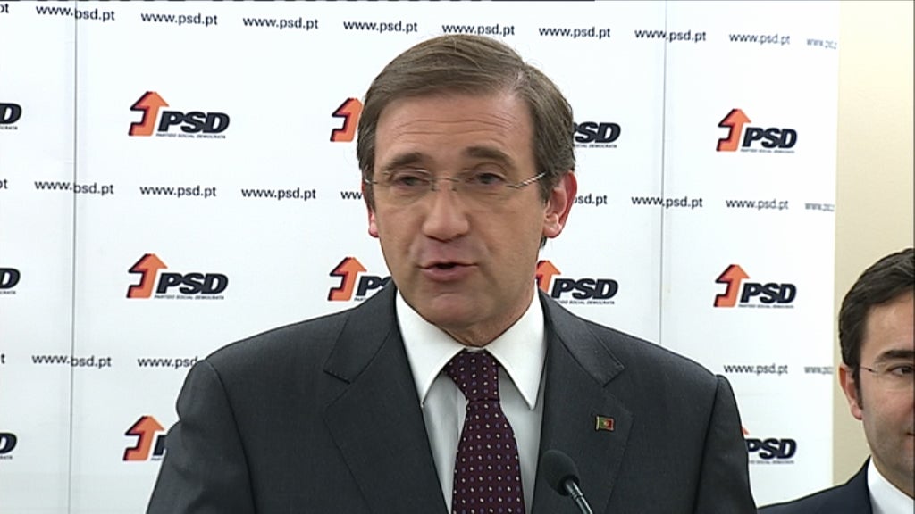 Passos Coelho apresenta moção de estratégia e recandidatura