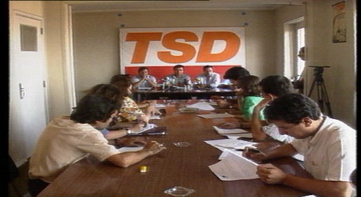 Conferência de imprensa dos TSD