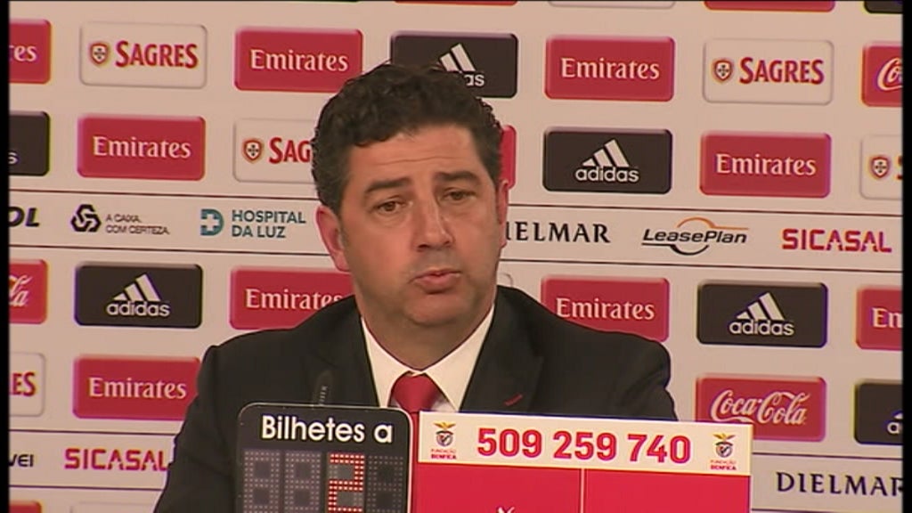 Conferência de imprensa de Rui Vitória