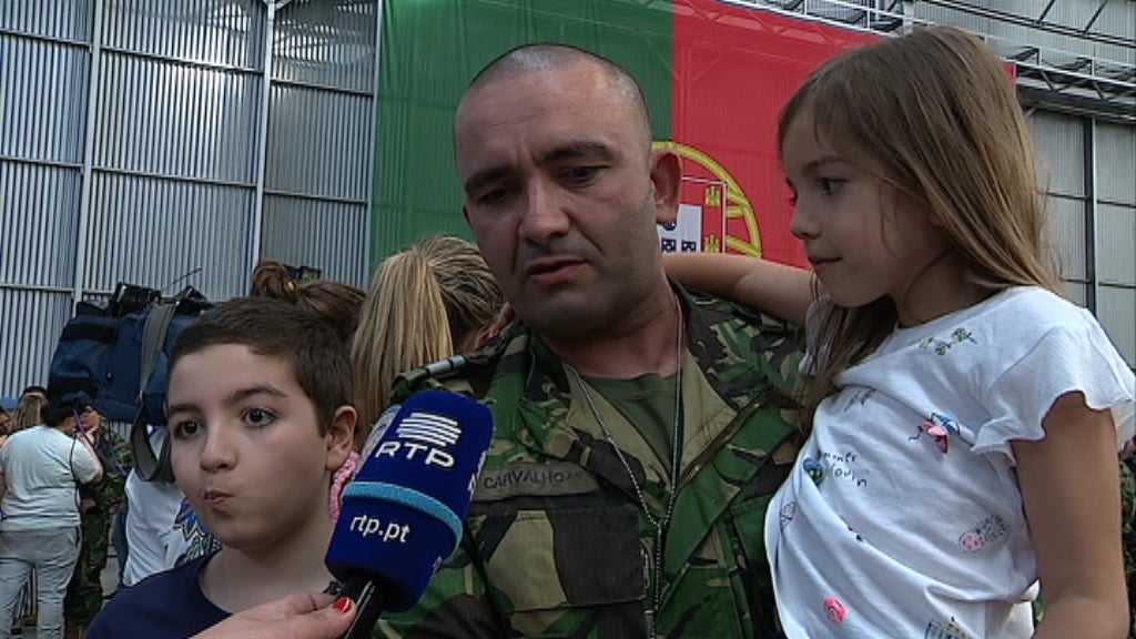 Regresso de militares destacados na República Centro Africana