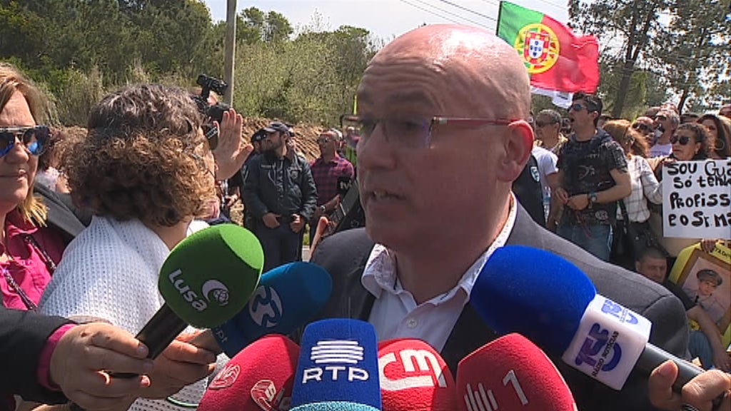 Protesto dos guardas prisionais