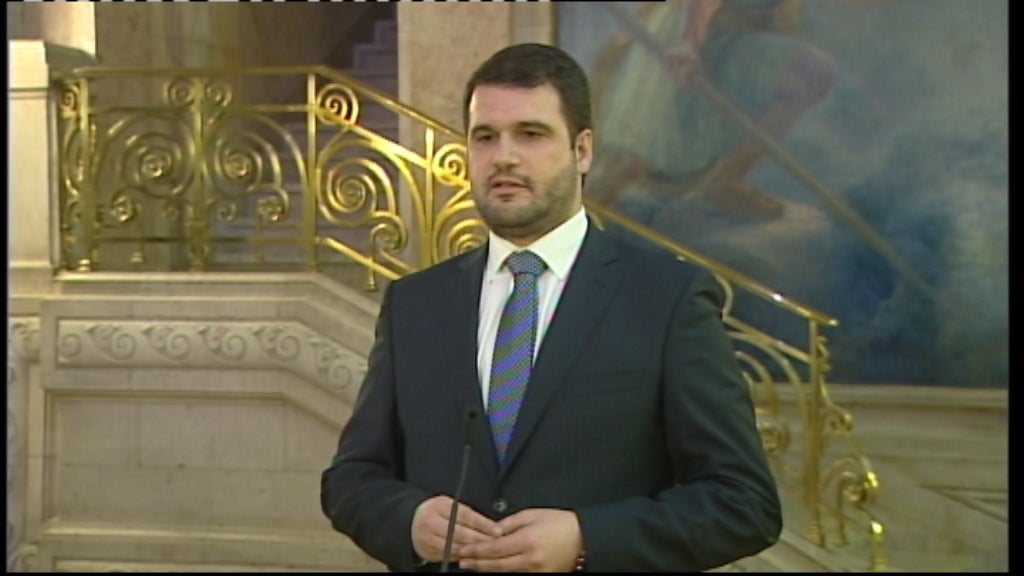 Conferência de imprensa de João Paulo Correia