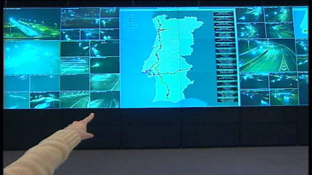 A1 cortada devido à neve