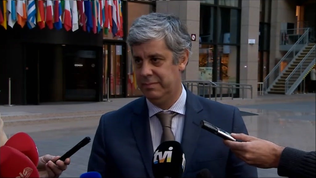 Mário Centeno em Bruxelas