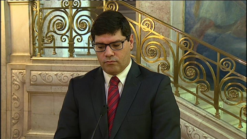 Conferência de imprensa de Eurico Brilhante Dias