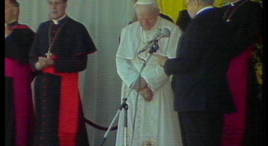 Papa João Paulo II chega a Lisboa