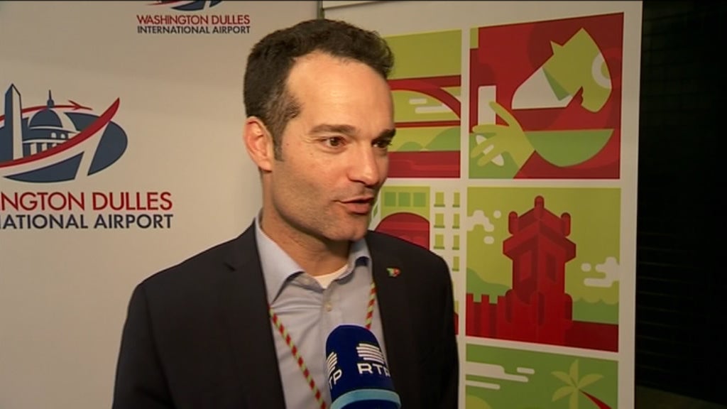 Voo inaugural da TAP entre Lisboa e Washington