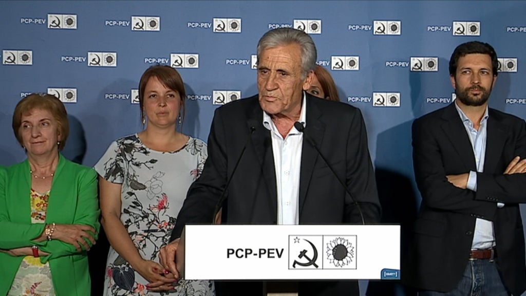 Eleições Europeias 2019: declarações de Jerónimo de Sousa