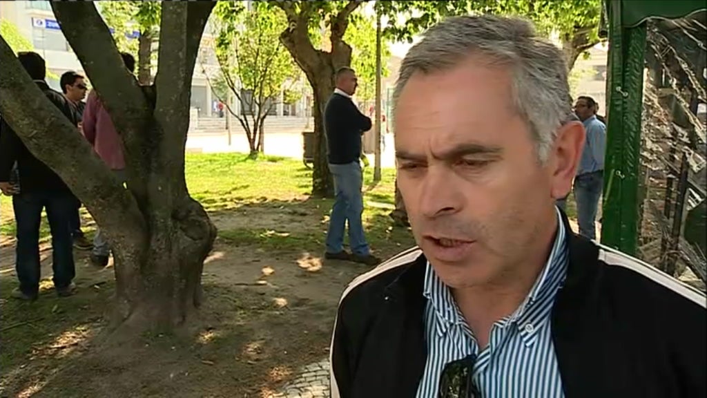 Protesto de trabalhadores da Frauenthal Automotive