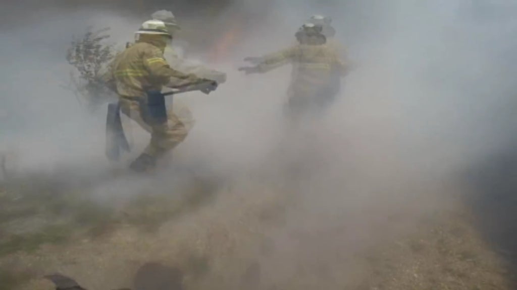 Incêndio provoca feridos da GNR