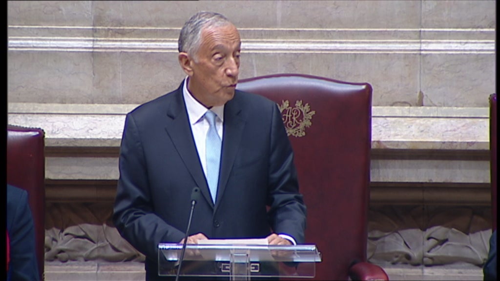 Cerimónia de tomada de posse de Marcelo Rebelo de Sousa