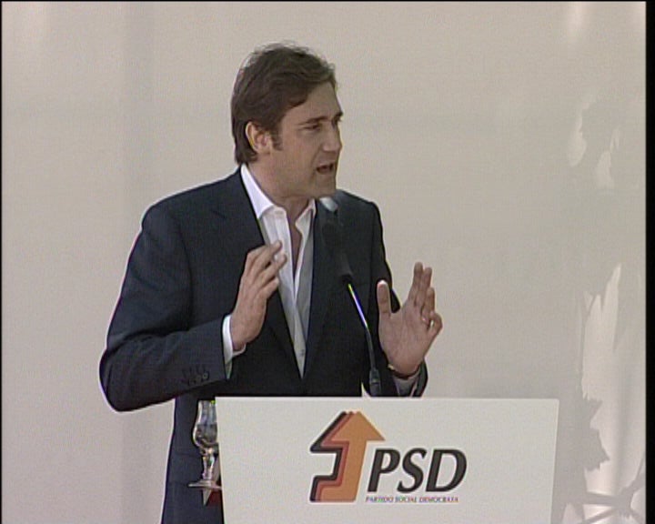 Passos Coelho em Leiria