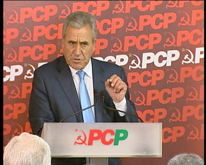 Conferência de imprensa de Jerónimo de Sousa