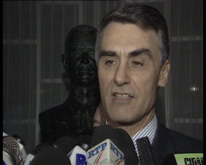 Elogio de Cavaco Silva a Fernando Nogueira