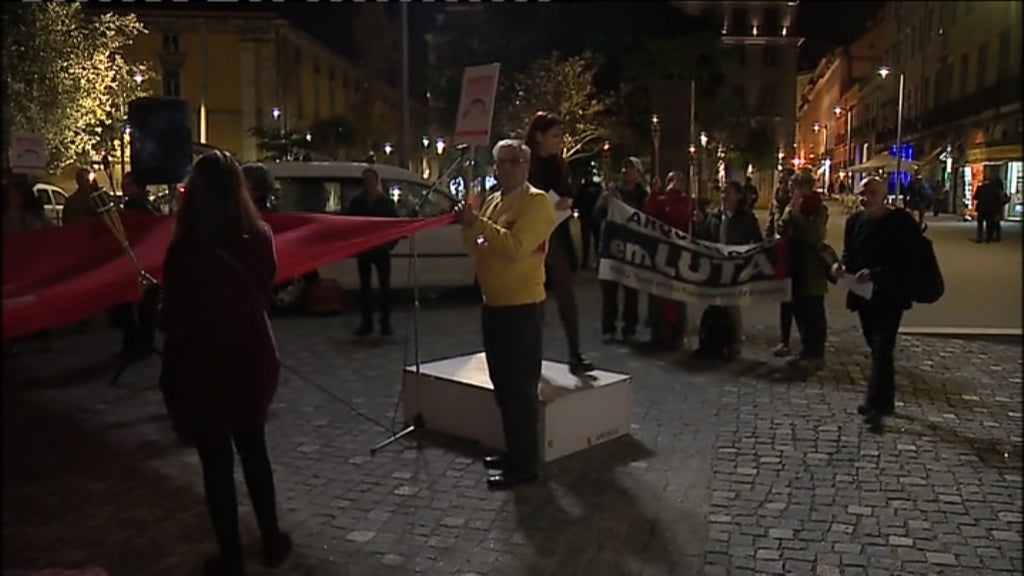 Manifestação do setor da cultura em Lisboa