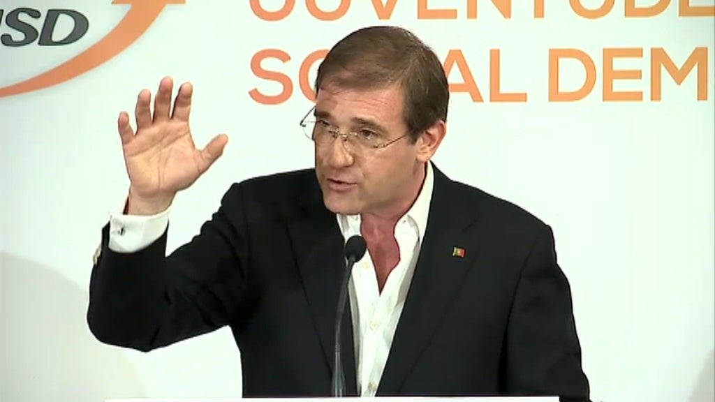 Passos Coelho acusa Governo de adiar fututo do País
