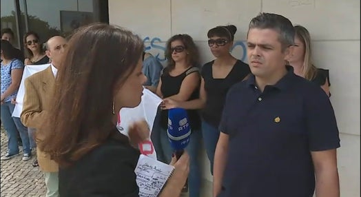 Protesto dos enfermeiros do Hospital Garcia de Orta