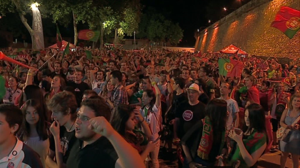 Euro 2016: Festejos em Évora