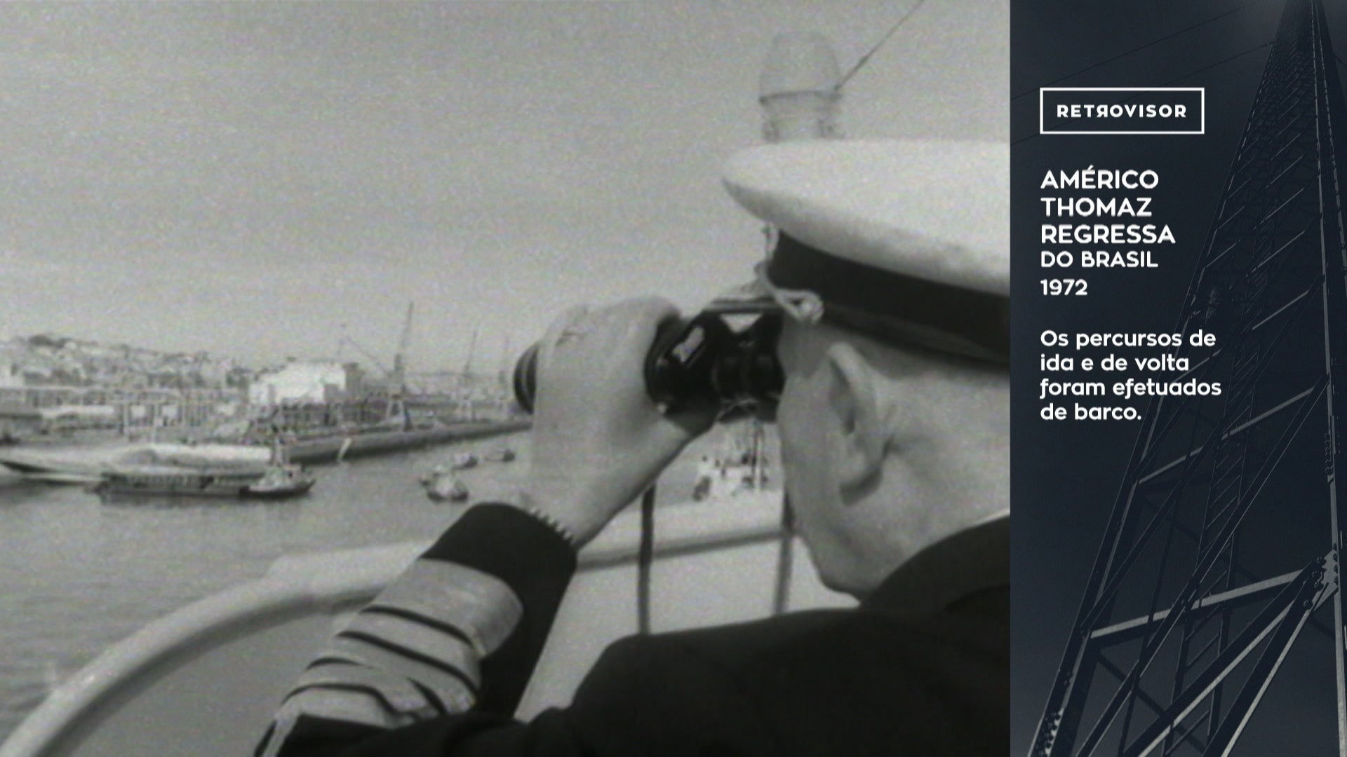 Américo Tomás Regressa do Brasil