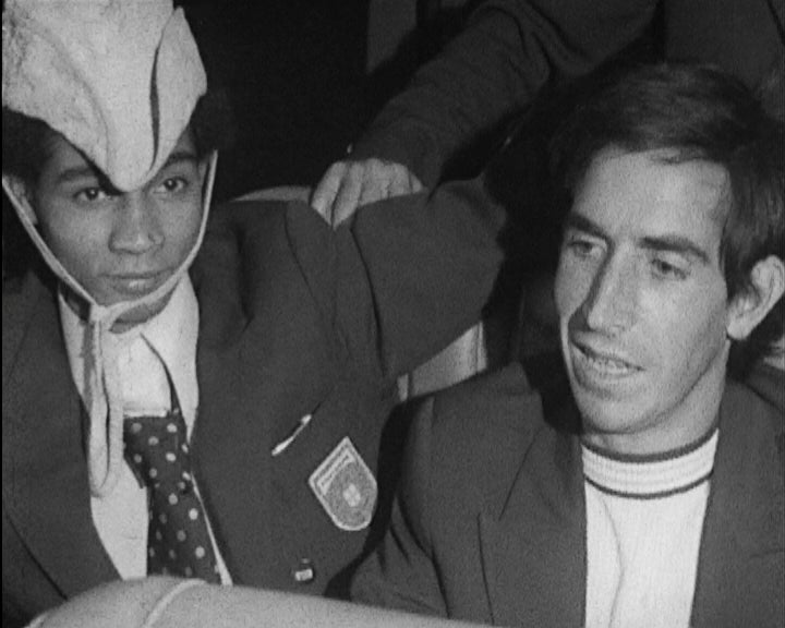 Chegada da equipa olímpica de deminuidos físicos