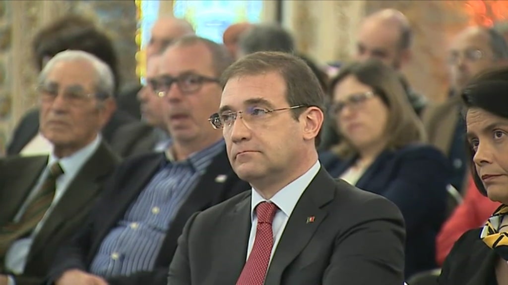 Durão Barroso e Pedro Passos Coelho sobre a inauguração do Túnel do Marão