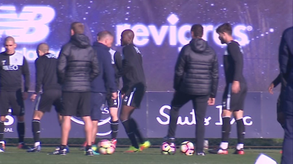 Futebol:  treino do FC Porto