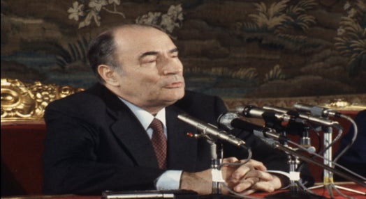 Visita oficial de François Mitterrand a Lisboa