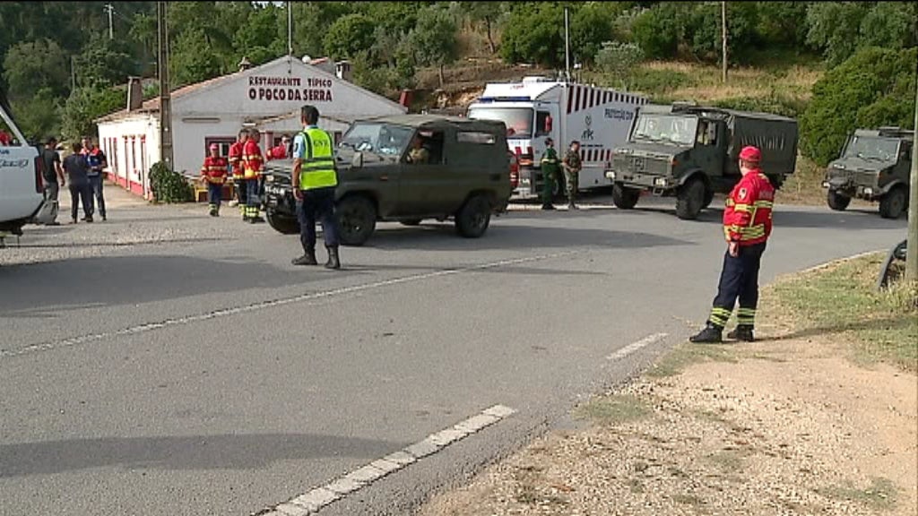 Incêndio na serra de Monchique