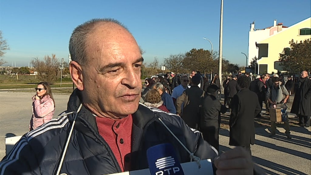 Manifestação contra o aeroporto do Montijo