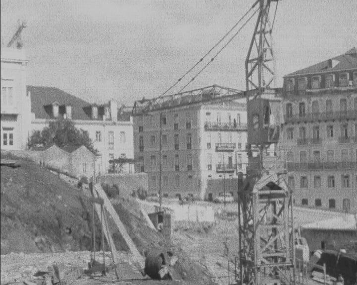 Construção da Ponte sobre o Tejo