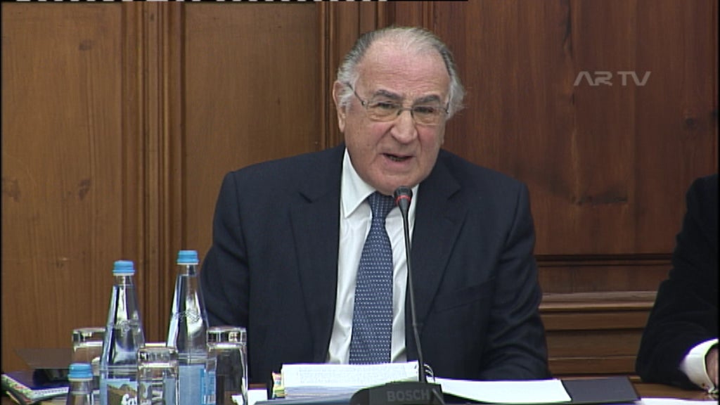 Audição a Faria de Oliveira