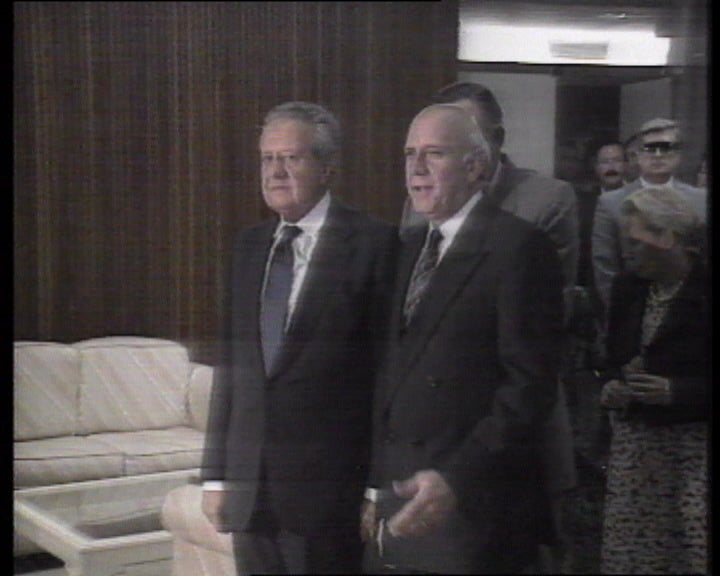 Visita de Mário Soares à África do Sul