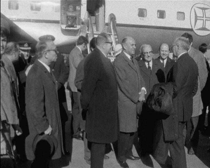 Chegada de Marcelo Caetano a Lisboa