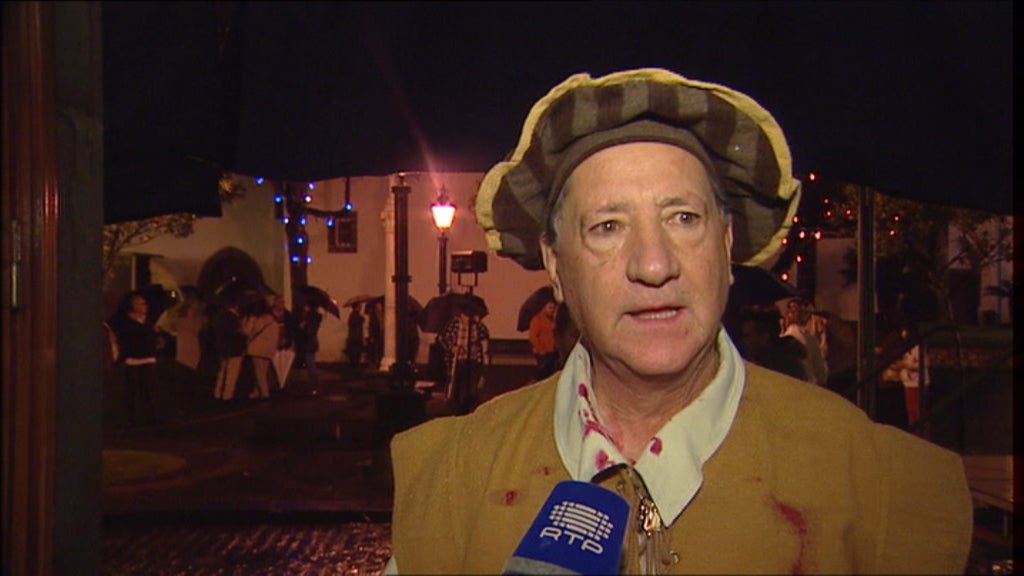 Recriação teatral do Dia da Restauração da Independência em Santa Cruz