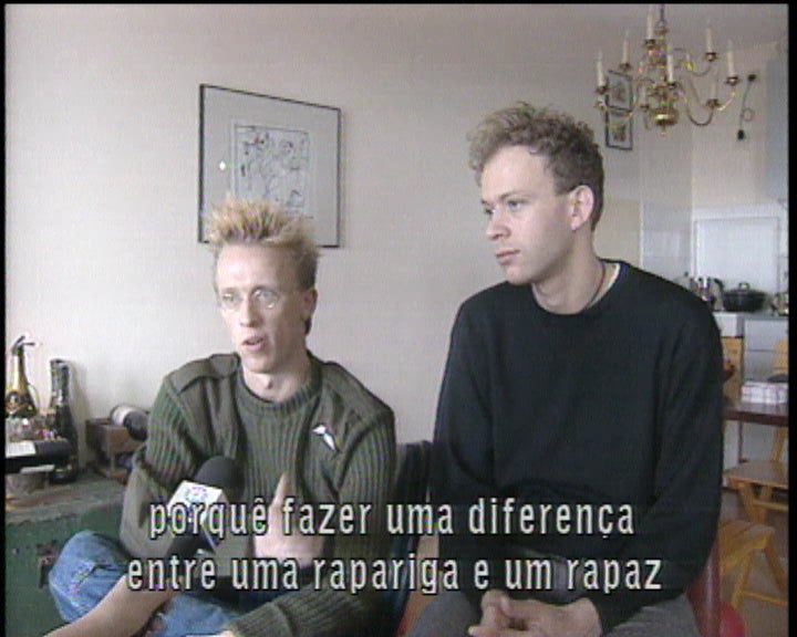 Casal de homossexuais na Holanda