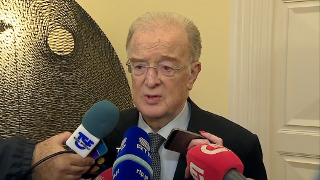 Reação de Jorge Sampaio à morte de Mário Soares