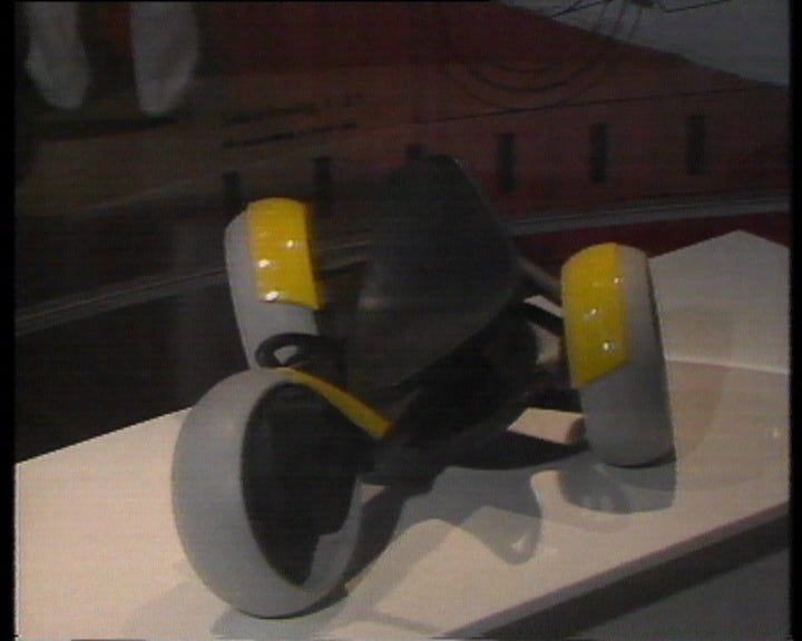 Exposição de plástico reciclado