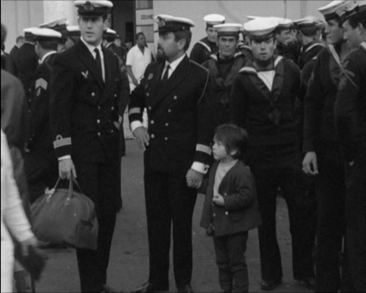 Chegada de Companhia nº 1 de Fuzileiros