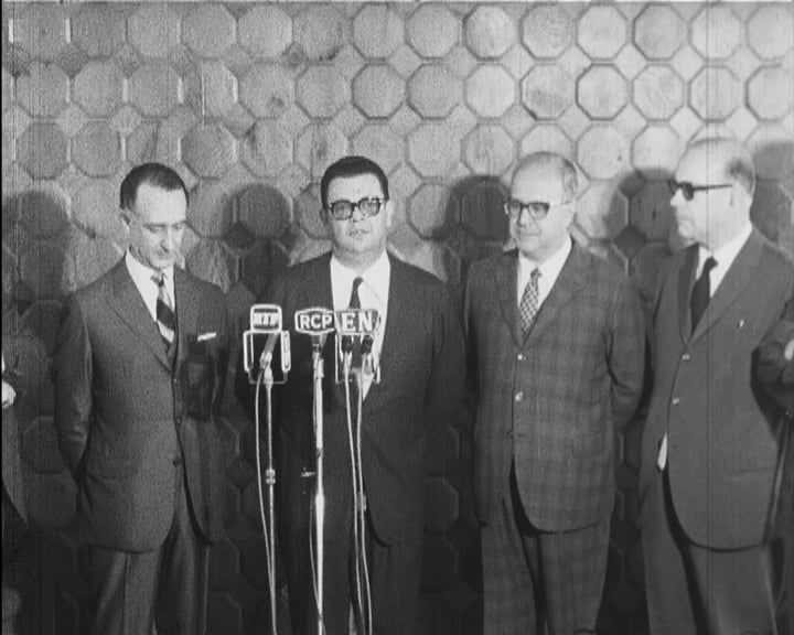 Chegada de Antônio Delfim Netto a Lisboa