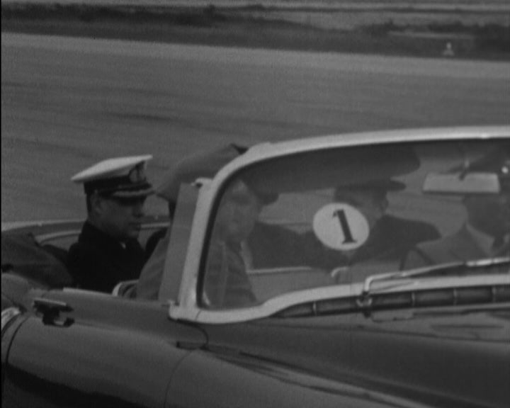 Visita de Franz Josef Strauss no Montijo e Alfeite