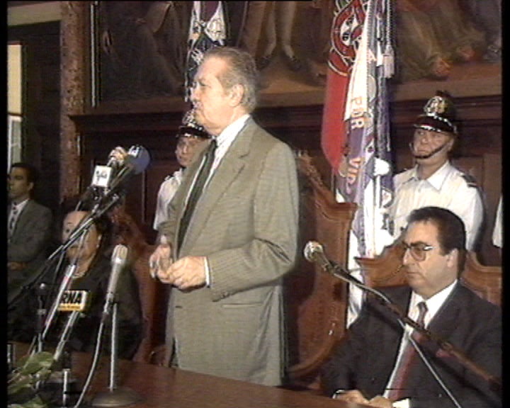 Visita de Mário Soares ao distrito de Setúbal