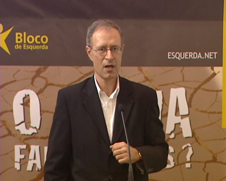Discurso de Francisco Louçã no Encontro sobre Alterações Climáticas