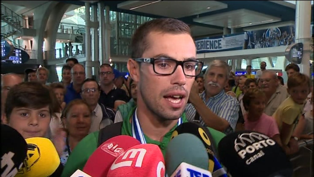 Regresso do canoísta Fernando Pimenta