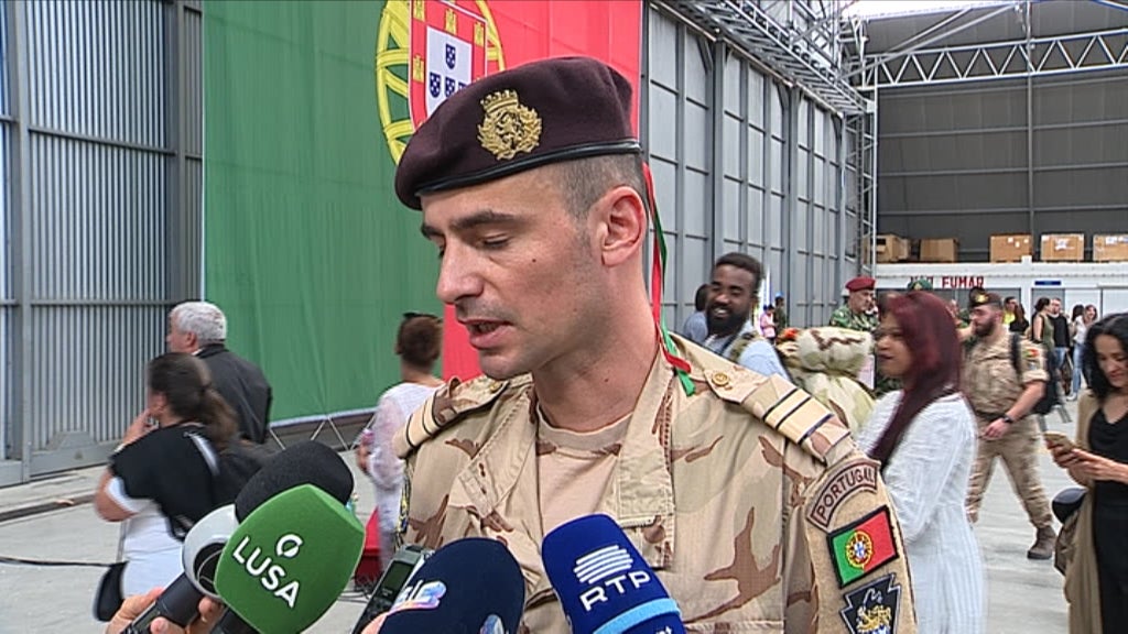 Militares de regresso do Afeganistão