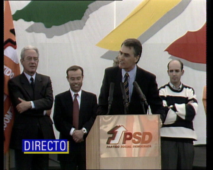 Comício do PSD para as eleições europeias