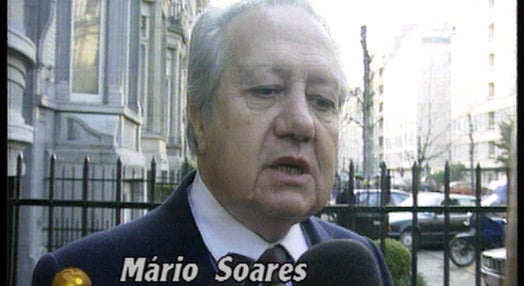 Mário Soares em Bruxelas