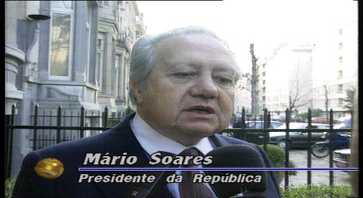 Mário Soares em Bruxelas