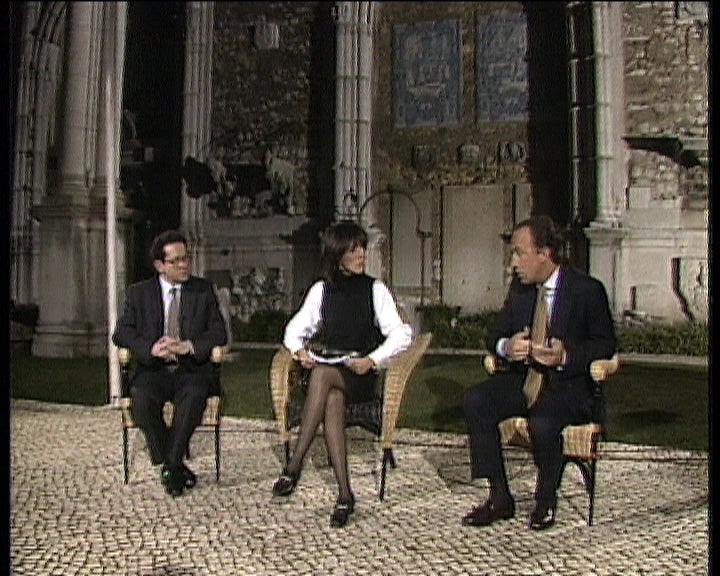 Entrevista a Vitor Constâncio e Santana Lopes