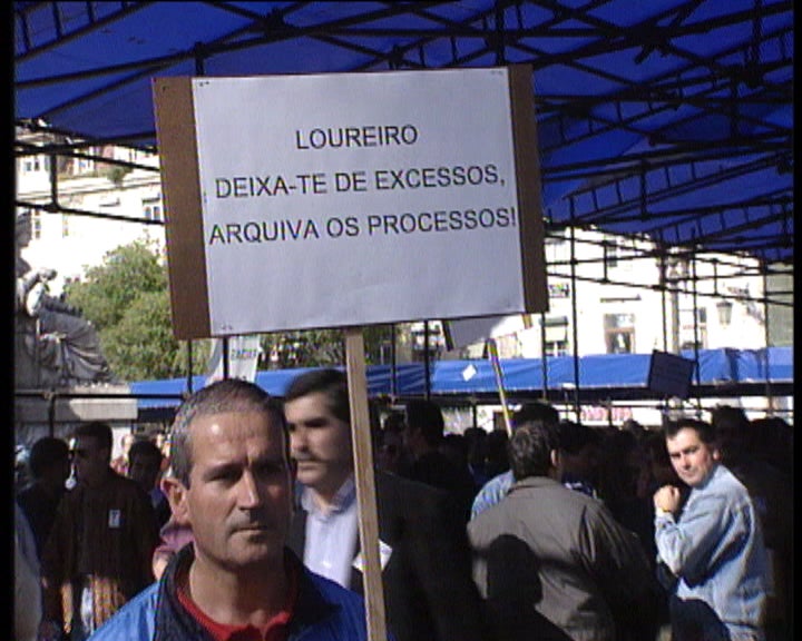 Manifestação de agentes da PSP