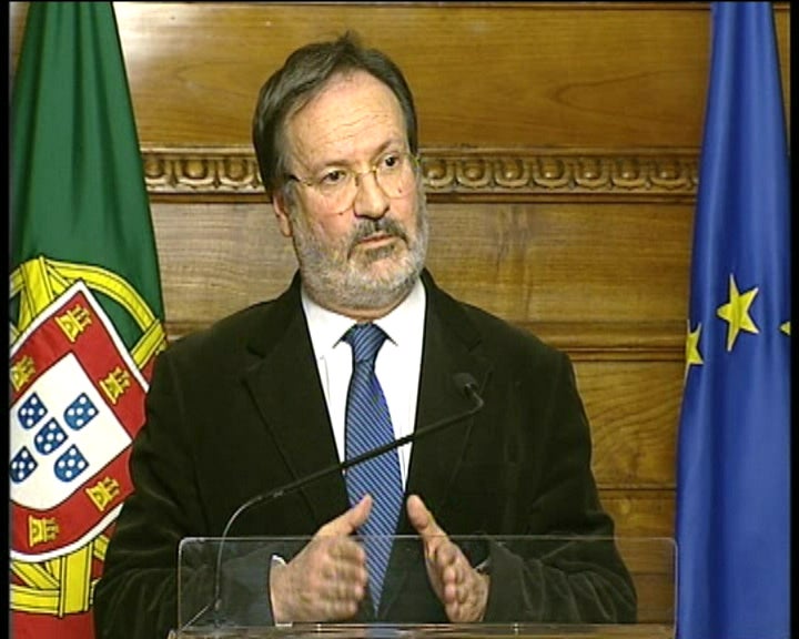 Conferência de imprensa de Alberto Martins